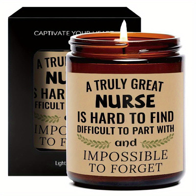 Unique Nurse Appreciation Gift for Women - Scented Candle for Her Practitioner, Nursing Professionals, Student, Friend on New Nurses Week, Party, Birthday, Christmas, Thanksgiving Day, Graduation, Retirement - Bulk Present wi Lootquake LLC