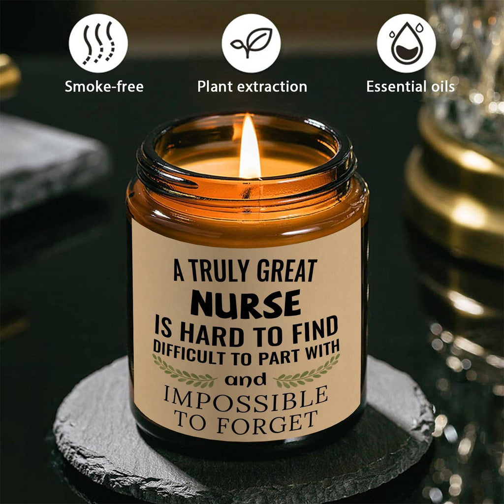 Unique Nurse Appreciation Gift for Women - Scented Candle for Her Practitioner, Nursing Professionals, Student, Friend on New Nurses Week, Party, Birthday, Christmas, Thanksgiving Day, Graduation, Retirement - Bulk Present wi Lootquake LLC