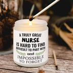 Unique Nurse Appreciation Gift for Women - Scented Candle for Her Practitioner, Nursing Professionals, Student, Friend on New Nurses Week, Party, Birthday, Christmas, Thanksgiving Day, Graduation, Retirement - Bulk Present wi Lootquake LLC
