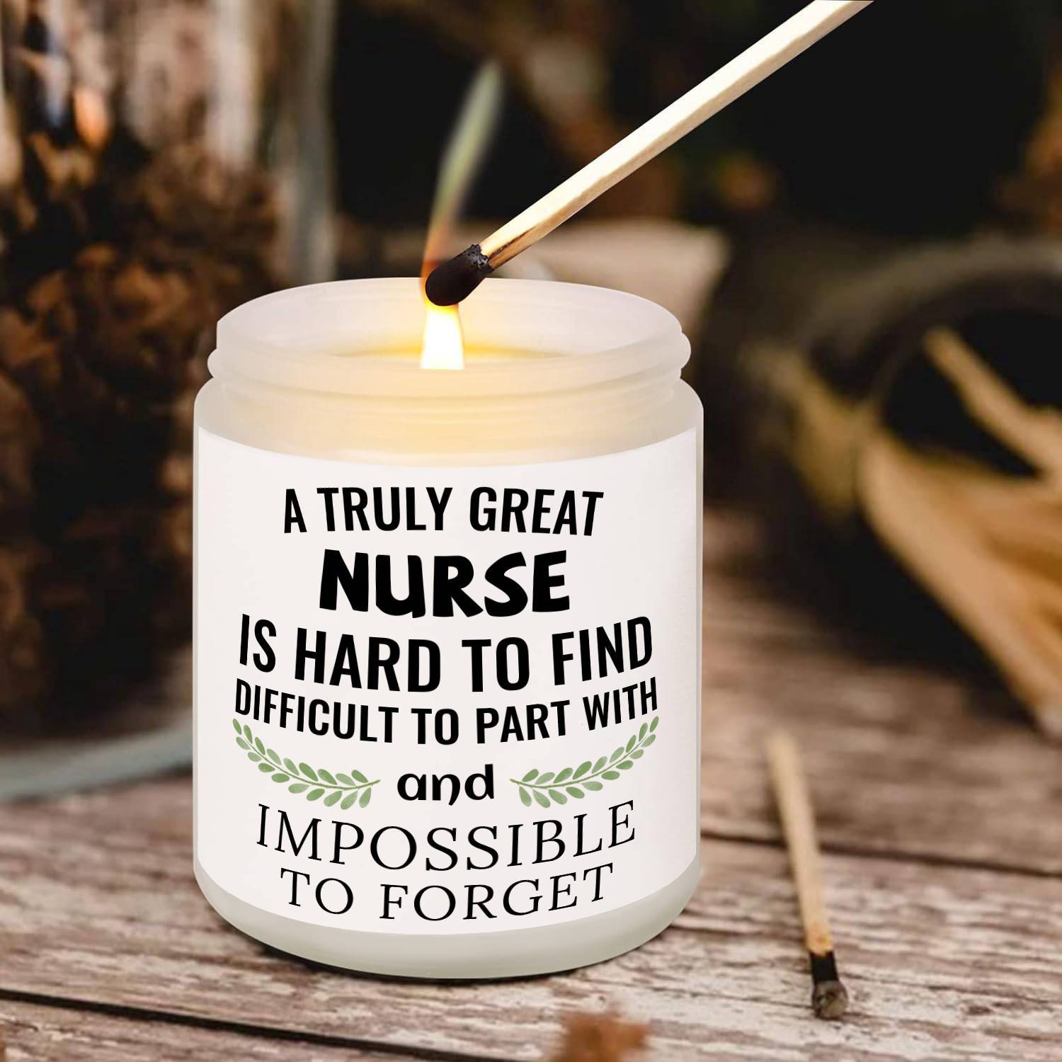 Unique Nurse Appreciation Gift for Women - Scented Candle for Her Practitioner, Nursing Professionals, Student, Friend on New Nurses Week, Party, Birthday, Christmas, Thanksgiving Day, Graduation, Retirement - Bulk Present wi Lootquake LLC