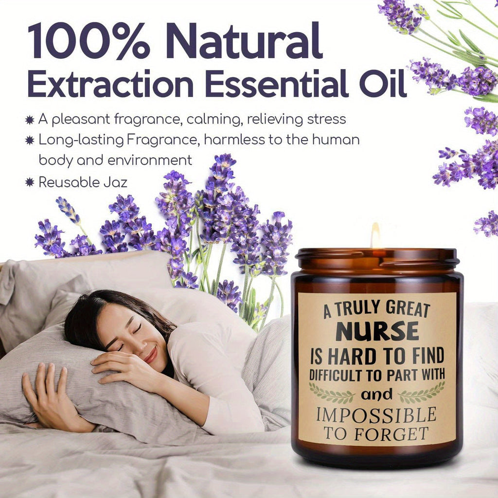 Unique Nurse Appreciation Gift for Women - Scented Candle for Her Practitioner, Nursing Professionals, Student, Friend on New Nurses Week, Party, Birthday, Christmas, Thanksgiving Day, Graduation, Retirement - Bulk Present wi Lootquake LLC