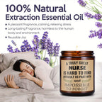 Unique Nurse Appreciation Gift for Women - Scented Candle for Her Practitioner, Nursing Professionals, Student, Friend on New Nurses Week, Party, Birthday, Christmas, Thanksgiving Day, Graduation, Retirement - Bulk Present wi Lootquake LLC