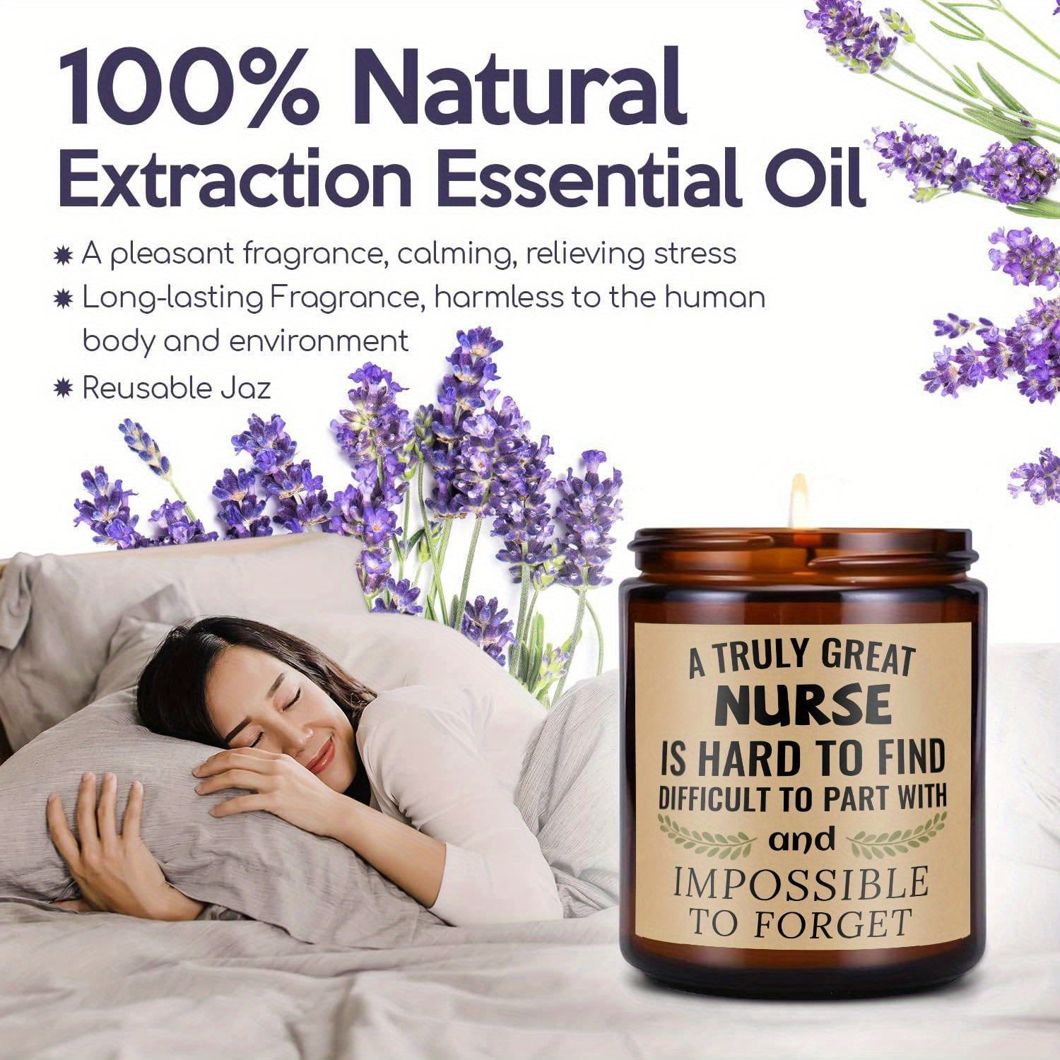 Unique Nurse Appreciation Gift for Women - Scented Candle for Her Practitioner, Nursing Professionals, Student, Friend on New Nurses Week, Party, Birthday, Christmas, Thanksgiving Day, Graduation, Retirement - Bulk Present wi Lootquake LLC