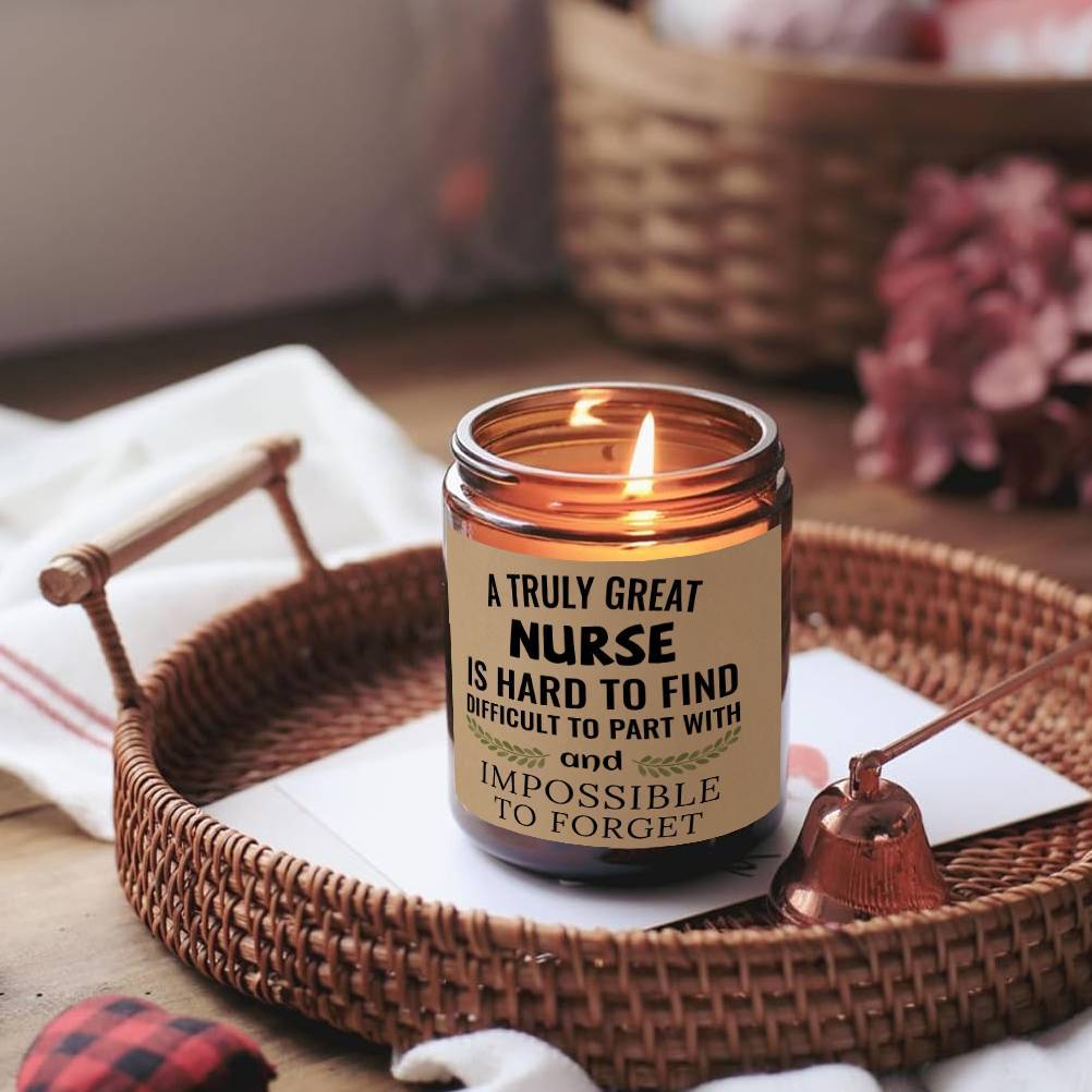 Unique Nurse Appreciation Gift for Women - Scented Candle for Her Practitioner, Nursing Professionals, Student, Friend on New Nurses Week, Party, Birthday, Christmas, Thanksgiving Day, Graduation, Retirement - Bulk Present wi Lootquake LLC