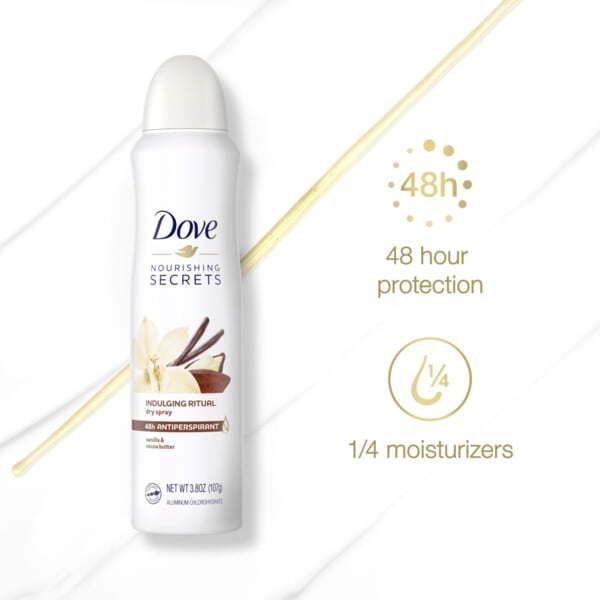 Dove Nourishing Secrets Dry Spray 48H Antiperspirant Deodorant 3.8 Oz EasyOptionXY LLC