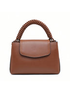 Small Crossbody Bag Compact Square Purse With Braided Handle Unique Design - SJB-DIAMOND ELITES
