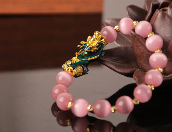 3D Gold Plated PiXiu Bracelet Pi-Mart