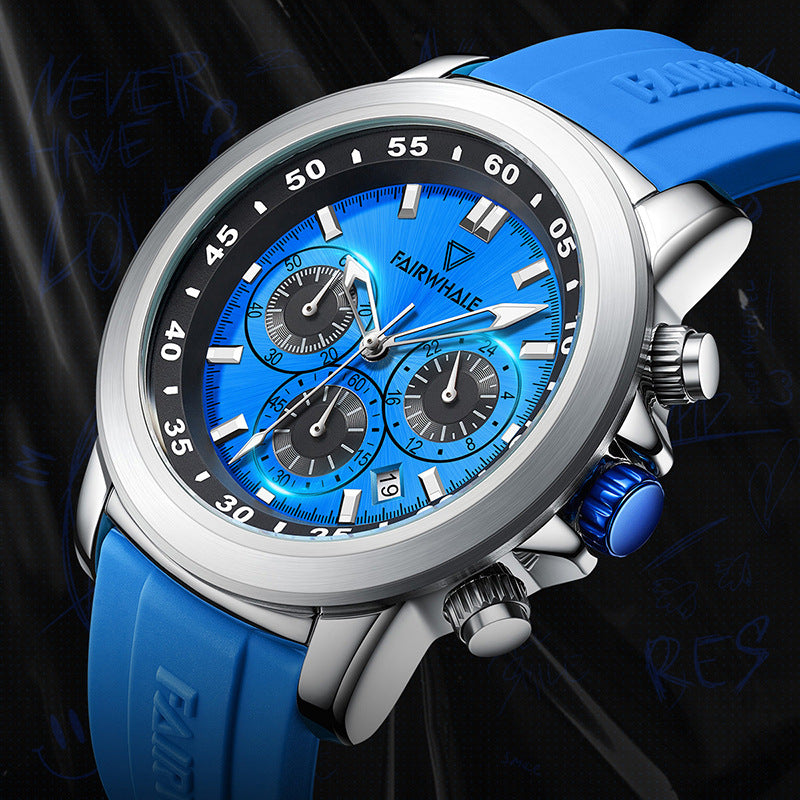 Three Eyes And Six Needles Multifunctional Daytona Watch Pi-Mart