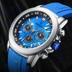 Three Eyes And Six Needles Multifunctional Daytona Watch Pi-Mart