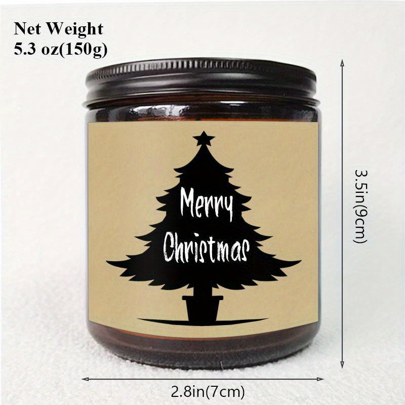 Merry Christmas Lavender Scented Candle Gifts for Men Women Him Her Male Female Mom Dad Husband Wife Boyfriend Grilfriend Sister Brother Best Friend Coworker Christmas tree spreading love and warmth Home Decor Funny wonderful Lootquake LLC
