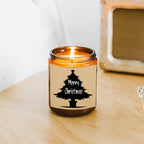 Merry Christmas Lavender Scented Candle Gifts for Men Women Him Her Male Female Mom Dad Husband Wife Boyfriend Grilfriend Sister Brother Best Friend Coworker Christmas tree spreading love and warmth Home Decor Funny wonderful Lootquake LLC
