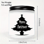 Merry Christmas Lavender Scented Candle Gifts for Men Women Him Her Male Female Mom Dad Husband Wife Boyfriend Grilfriend Sister Brother Best Friend Coworker Christmas tree spreading love and warmth Home Decor Funny wonderful Lootquake LLC