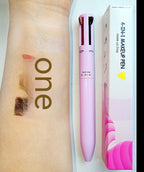 Four-in-one Cosmetic Brush Four-color Highlight Lip Liner Eyeliner Eyebrow Pencil Pi-Mart