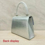 Rhinestone Evening Clutch - Convertible Silver Purse | Femstylo