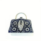 Diamond Inlaid Clutch - Convertible Evening Bag | Femstylo