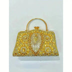 Diamond Inlaid Clutch - Convertible Evening Bag | Femstylo