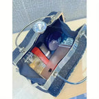 Diamond Inlaid Clutch - Convertible Evening Bag | Femstylo