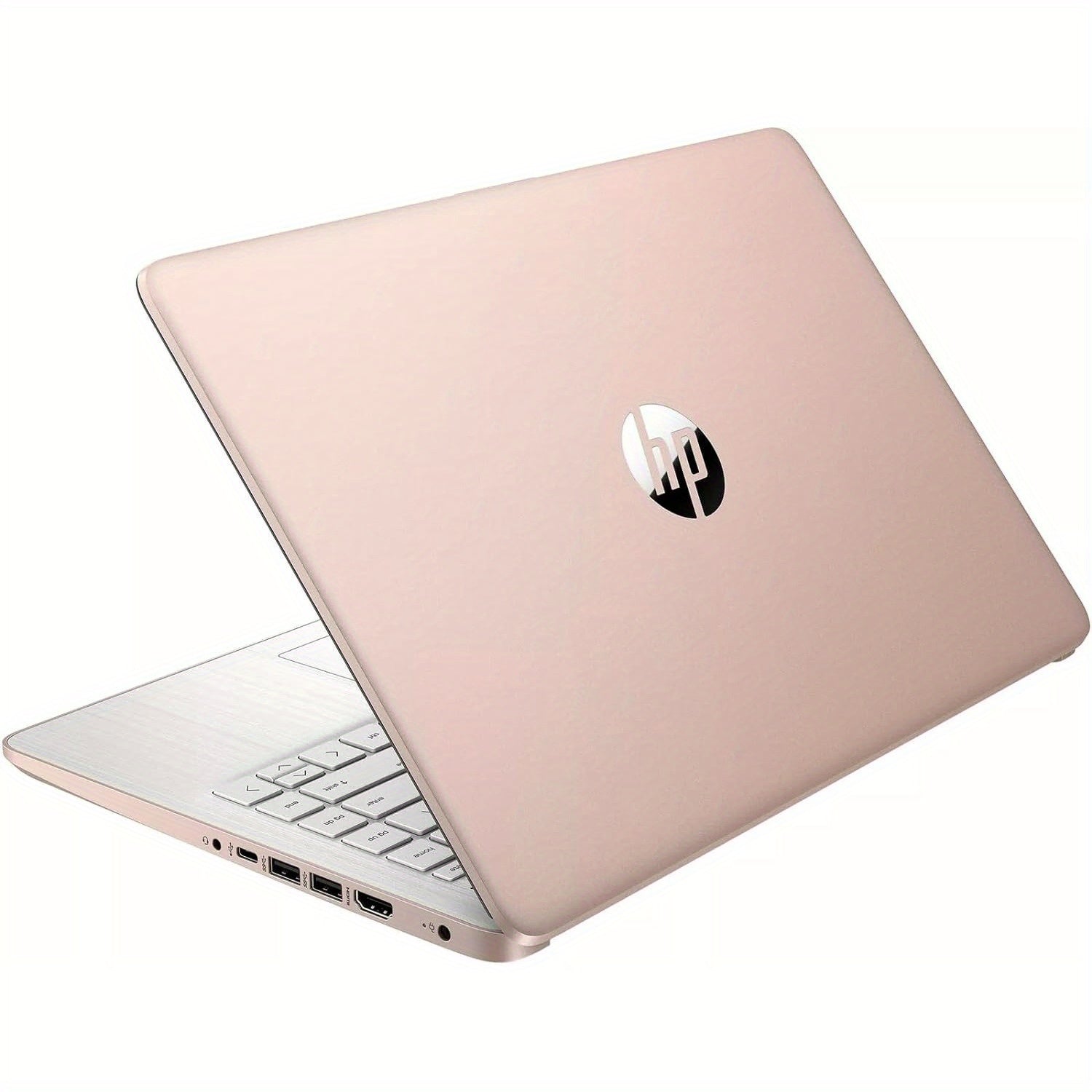 HP 14" Ultral Light Laptop Computer, 4GB RAM, 256GB Storage128GB EMMC+ 128GB SD Card, Intel Quad-Core N4120, Anti-Glare HD Display, Webcam, Windows 11 Home In S Mode With Cefesfy Gaming Mouse