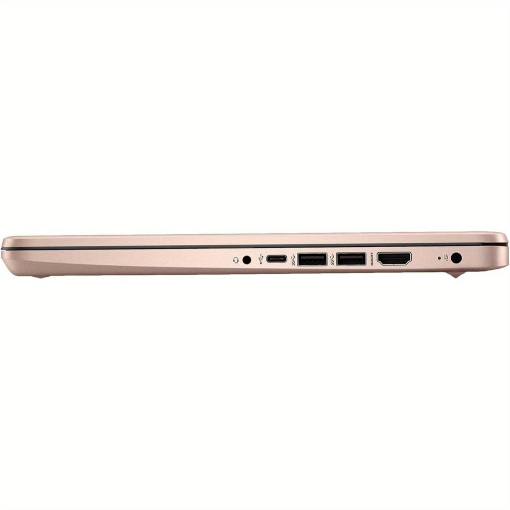 HP 14" Ultral Light Laptop Computer, 4GB RAM, 256GB Storage128GB EMMC+ 128GB SD Card, Intel Quad-Core N4120, Anti-Glare HD Display, Webcam, Windows 11 Home In S Mode With Cefesfy Gaming Mouse
