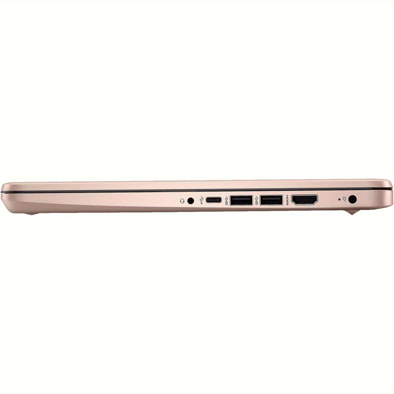 HP 14" Ultral Light Laptop Computer, 4GB RAM, 256GB Storage128GB EMMC+ 128GB SD Card, Intel Quad-Core N4120, Anti-Glare HD Display, Webcam, Windows 11 Home In S Mode With Cefesfy Gaming Mouse