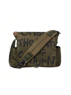 Canvas Messenger Bag Crossbody Bag Letter Printed Waterproof Shoulder Nylon College Student Women's Shoulder Bag Goth Punk Shoulder Satchels Harajuku Grunge Handbag - SJB-DIAMOND ELITES