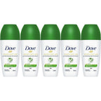Dove Go Fresh Cucumber & Green Tea Scent Antiperspirant Roll-on, 50 Ml / 1.7 Ounce (Pack of 5)