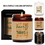 Lavender Scented Candle Happy Thanksgiving Day Gifts Idea For Boys Girls Men Women Mom Dad Husband Wife Friends Coworker Neighbor Him Her Guys Who Have Everything On Fall Sweet Essential Present Lootquake LLC