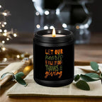 Lavender Scented Candle Happy Thanksgiving Day Gifts Idea For Boys Girls Men Women Mom Dad Husband Wife Friends Coworker Neighbor Him Her Guys Who Have Everything On Fall Sweet Essential Present Lootquake LLC