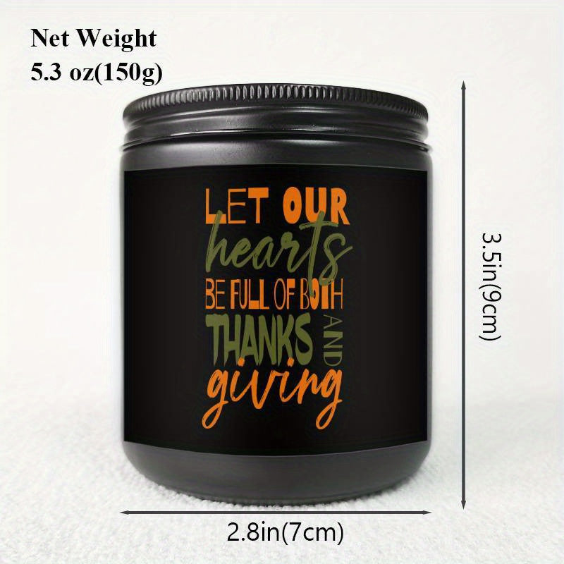Lavender Scented Candle Happy Thanksgiving Day Gifts Idea For Boys Girls Men Women Mom Dad Husband Wife Friends Coworker Neighbor Him Her Guys Who Have Everything On Fall Sweet Essential Present Lootquake LLC