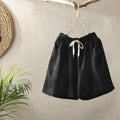 Cotton Linen Shorts for Women Loose Pants Retro Casual SHT08210501 - SJB-DIAMOND ELITES
