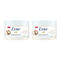 Dove Exfoliant Moderate Body Polish, Crushed Macadamia and Rice Milk, 10.5 oz (2 pack) (Bundle)