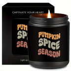 1Pc Autumn Scented Candle 5. 3Oz Soybean Wax Pumpkin Gift Idea For Women Men Mom Dad Grandma Friend Coworker Nurse Teacher Mentor Dentist Worker Pastor Boss Manager Autumn Harvest Festival Thanksgiving Unique Funny Special Tr Lootquake LLC