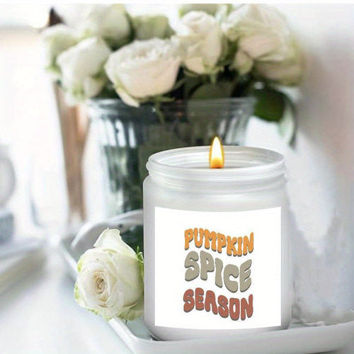 1Pc Autumn Scented Candle 5. 3Oz Soybean Wax Pumpkin Gift Idea For Women Men Mom Dad Grandma Friend Coworker Nurse Teacher Mentor Dentist Worker Pastor Boss Manager Autumn Harvest Festival Thanksgiving Unique Funny Special Tr Lootquake LLC