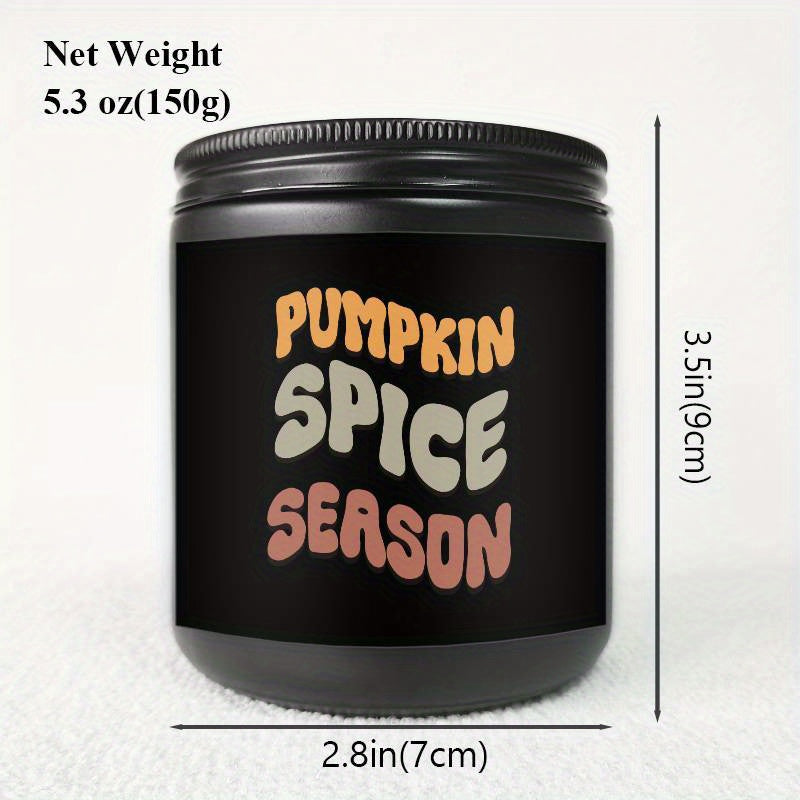 1Pc Autumn Scented Candle 5. 3Oz Soybean Wax Pumpkin Gift Idea For Women Men Mom Dad Grandma Friend Coworker Nurse Teacher Mentor Dentist Worker Pastor Boss Manager Autumn Harvest Festival Thanksgiving Unique Funny Special Tr Lootquake LLC