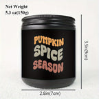 1Pc Autumn Scented Candle 5. 3Oz Soybean Wax Pumpkin Gift Idea For Women Men Mom Dad Grandma Friend Coworker Nurse Teacher Mentor Dentist Worker Pastor Boss Manager Autumn Harvest Festival Thanksgiving Unique Funny Special Tr Lootquake LLC
