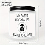 Perfect Gifts for Friends and Family, Funny Fart Gag Prank, Heartfelt & Humorous, Lavender Scented Candle, Bestie Teen Girlfriend Boyfriend Buddy Bro Sister Classmate Men Women Birthday Christmas Gifts