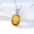 Elegant Natural Citrine Pendant Light Luxury Pi-Mart