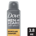 Dove Men+Care Dry Spray Sport care Comfort 3.8 Oz. (Pack of 3)