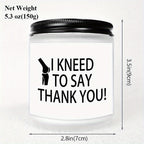 Surgical Recovery Lavender Scented Candle Gifts Ideas for Orthopedist, Women, Men, Her, Him, Doctor, Nurse on Birthday Christmas Thank You Funny Unique Home Decor Essential Presents