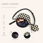 Small Crossbody Versatile Checkerboard Chest Bag – Fashion Plaid Waist Bag, Stylish Messenger Bag & Fanny Pack for Everyday Use - SJB-DIAMOND ELITES