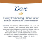 Dove Purely Pampering Shea Butter Beauty Bar, 4 oz, 2 Bar EasyOptionXY LLC