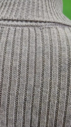 European And American Turtleneck Sweater Autumn And Winter Lapel Color Matching Knitted Pi-Mart