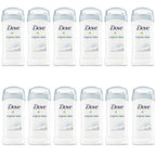 Pack of (12) Dove Anti-Perspirant Deodorant, Invisible Solid, Original Clean, 2.6 oz