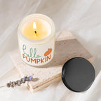 Hello Pumpkin Scented Candle Fall AutumnThemed Orange Terracotta Burnt Rustic Farmhouse September October Harvest Thanksgiving Day Decoration Gift for Women Woman Hostess Friends Her Mom Wife Grandma Cute Items Essenti Lootquake LLC