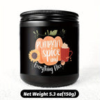 Hello Pumpkin Scented Candle Fall AutumnThemed Orange Terracotta Burnt Rustic Farmhouse September October Harvest Thanksgiving Day Decoration Gift for Women Woman Hostess Friends Her Mom Wife Grandma Cute Items Essenti Lootquake LLC