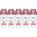 Dove Go Fresh Pomegranate & Lemon Verbena Scent Antiperspirant Roll-on, 50 Ml / 1.7 Ounce (Pack of 5)