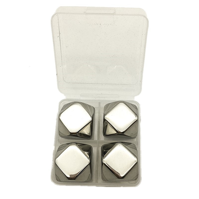 Stainless Steel Ice Cube Rhombus Quick-frozen Cold Wine Pi-Mart