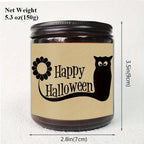 1Pc Halloween Scented Candle 5. 3Oz Soybean Wax Spooky Gift Idea For Women Men Mom Dad Grandma Friend Coworker Nurse Teacher Mentor Dentist Worker Pastor Boss Manager Autumn Harvest Festival Thanksgiving Unique Funny Special