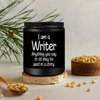 Writer’s Inspiration Lavender Scented Candle Soy Wax Perfect Gift for Writer Author Journalist Creative Mind Ideal for Birthday Christmas Thanksgiving Office Desk Writing Nook Relax Stress Relief Cozy Evening Reading Space Lootquake LLC