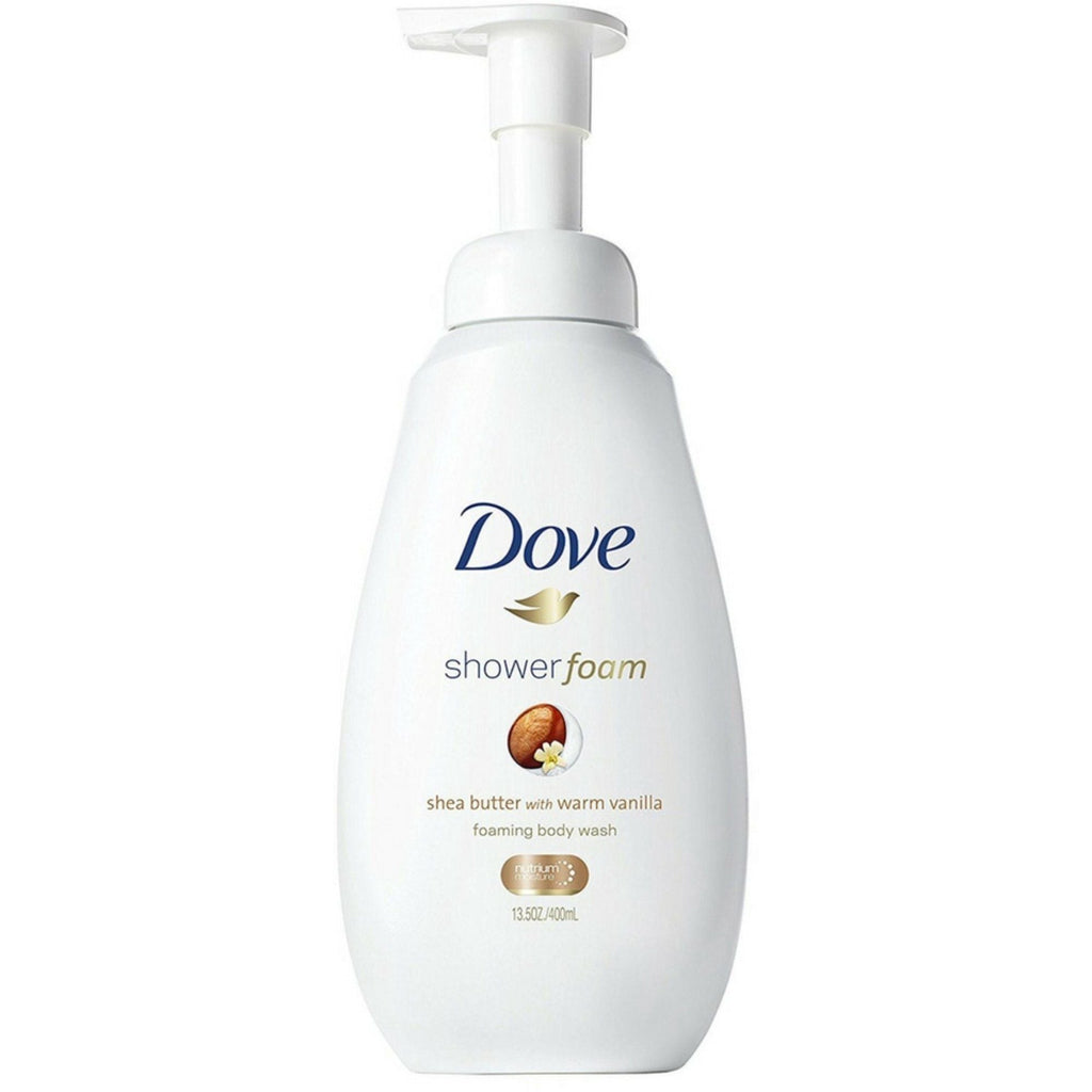 Dove Shower Foam, Shea Butter with Warm Vanilla, 13.5 oz (Pack of 3)